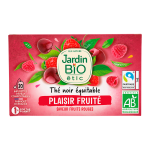 Thé noir equitable plaisir fruité fruits rouges - bio Thé noir equitable plaisir fruité fruits rouges - bio