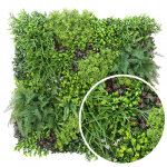 Mur végétal artificiel hémisphère - 1m x 1m Mur végétal artificiel hémisphère - 1m x 1m