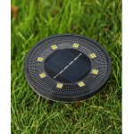 Spot lumineux led solaire encastrable dans le sol, impermable ip 68 pack 5 pieces