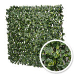 Treillis extensible feuilles de laurier amande 1m x 3m