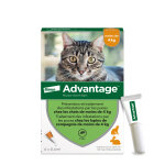 Advantage 40 chat et lapin de 1  4 kg 6 pipettes