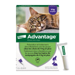 Advantage 80 chat et lapin de plus de 4 kg 6 pipettes