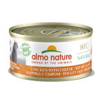 Almo nature bote pour chat poulet & fromage 70g