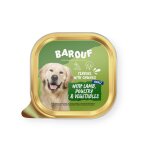 Barouf terrine pour chien adulte avec morceaux agneau / volaille 150g