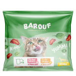 Barouf pochons pour chat adulte saumon / canard 4x100g