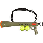 Flamingo bazooka shooter + balle de tennis pour chien