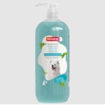 Beaphar shampooing bulles pour chien pelage blanc 1l
