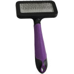 Flamingo brosse slicker m pour chat + poign�e