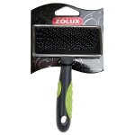 Brosse slicker mtal pour chien - m - 110 x 37 x 140 mm