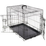 Cage pour chien ebo noir xl 109x70x77cm