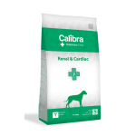Calibra veterinary diets r�nal / cardique croquettes pour chien 12kg