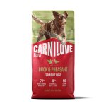 Carnilove active croquettes pour chiens au canard et faisan 12kg