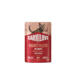 Carnilove nourriture humide pour chatons sauce au lapin enrichi en souci 24x85g