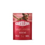Carnilove nourriture humide pour chiens � la dinde, cerf et feuilles de fraisier 12x300g