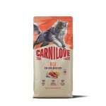 Carnilove true fresh croquettes pour chats de grands races au b?uf 2kg