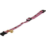Collier pour chat ziggi fleur rose 20 - 35cm 10mm