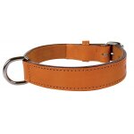 Collier cuir double zolux naturel 35cm (22, 5  28 cm)