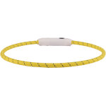 Collier led visio light nylon rflchissant jaune 33 - 63, 5cm 8mm