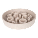 District 70 bamboo gamelle anti - glouton merengue pour chats 13, 5x13, 5x2, 6cm