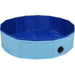 Flamingo doggy splatter piscine pour chien 80x20cm bleu