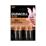 Duracell pile alcaline aa plus 4 pi�ces