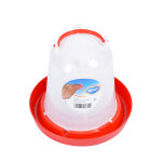 Duvo + abreuvoir � vis avec poign�e 3l transparent / rouge