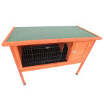 Duvo + clapier charlie woodland classic pour lapins brun 116x63x91, 6cm