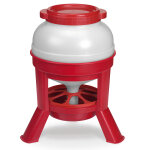 Duvo + r�servoir � aliments en polystyr�ne 20l rouge