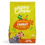 Edgard & cooper croquettes pour chiens moyens adults au carotte 2, 5kg