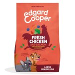 Edgard & cooper croquettes pour grands chiens seniors au poulet et saumon 12kg