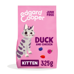 Edgard & cooper croquettes pour chaton au canard / poulet 325g