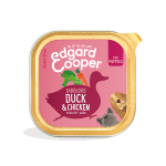 Edgard & cooper puppy barquette pour chiot canard & poulet 150g