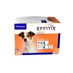 Effitix spot on - chien 4 - 10kg - 24 pipettes