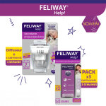 Feliway help! pack 3 cartouches (3x7 jours)