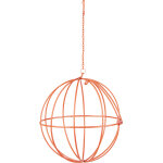 Flamingo balle a nourriture sola rouge pour rongeurs 15cm