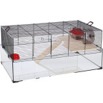 Flamingo cage pour hamster vitru noir 3 78x48x34, 5cm Flamingo cage pour hamster vitru noir 3 78x48x34, 5cm