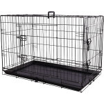 Flamingo cage m�tallique mezo noire l 92x56x64cm