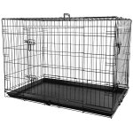 Flamingo cage m�tallique mezo noire xl 109x70x77cm