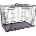Flamingo cage mtallique nyo noir xl