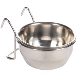 Flamingo gamelle pour la nourriture et l'eau avaro crochet inox 150ml