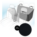 Flamingo housse de protection banquette arri�re logi hamac ferm� divisible noir