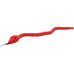 Flamingo jouet chien flocco serpent rouge 70cm