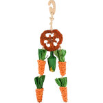 Flamingo jouet pour rongeur legou roue avec code orange 32cm
