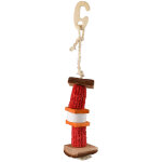 Flamingo jouet pour rongeur mico pendentif 29cm
