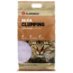Flamingo liti�re pour chats silice fine agglom�rante 15l
