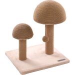 Flamingo nisha arbre � chat avec d�mes beige 44, 5x34, 5x46cm