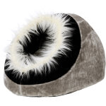 Flamingo pasha couchage pour chat gris 40x40x28cm