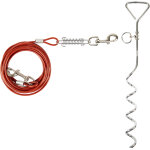 Flamingo piquet d'attache igla 46cm avec cble 7, 5m