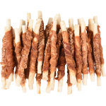 Flamingo r'hide friandises pour chien btonnet avec canard 12cm 30pcs 350g