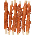 Flamingo r'hide friandises pour chien btonnet avec poulet 12cm 28 - 32 pcs 350g
